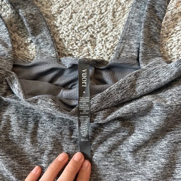 Vuori Square Neck Gray Tank Top - Picture 6 of 6